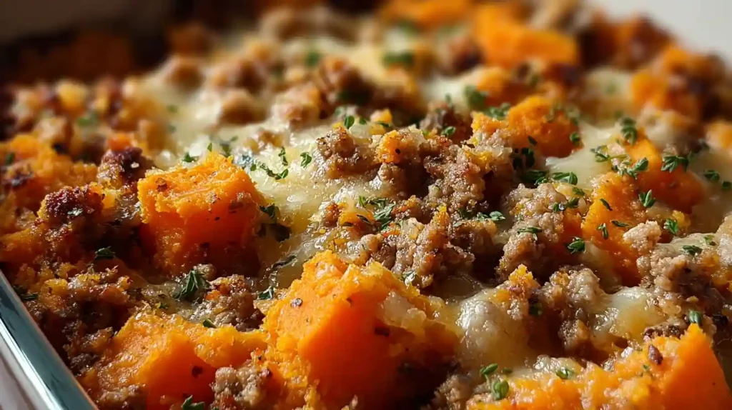 Ground Turkey Sweet Potato Casserole
