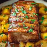 "Slow Cooker Pineapple Pork Loin "